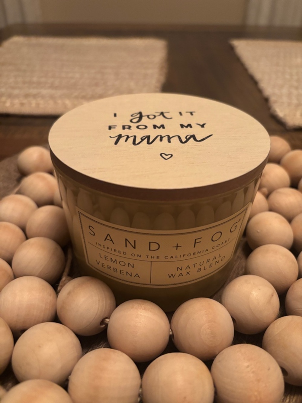 63. Sand + Fog - Lemon Verbena Scented Candle - Perfect for Mother’s Day 🌺